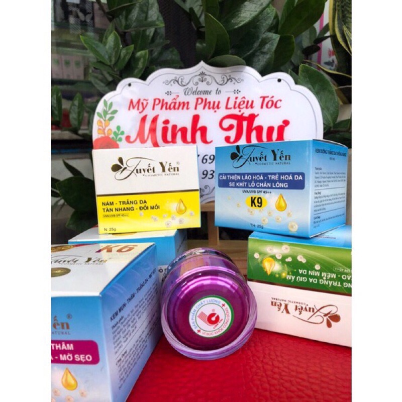 💐Kem Tuyết Yến Mụn, Nám, ❤️Trắng Da (hủ 25g)