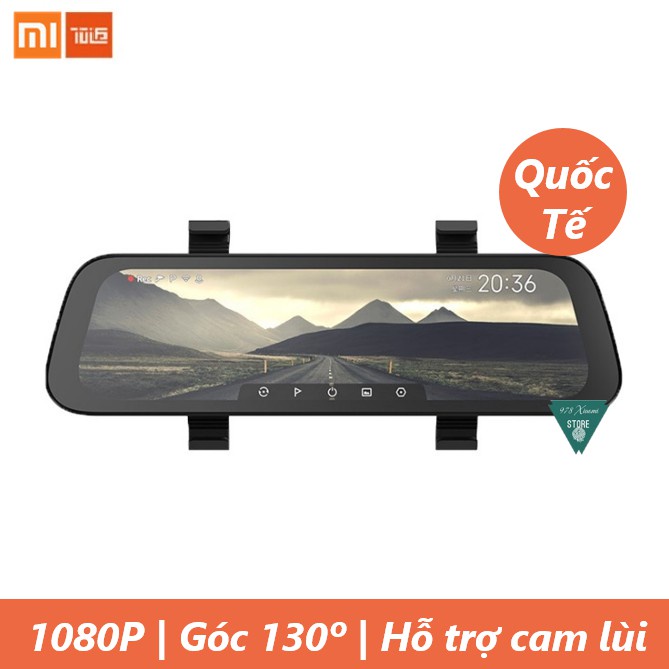 Camera hành trình dạng gương 70MAI rearview Dash cam Midrive D07 - Camera hành trình Xiaomi 70mai