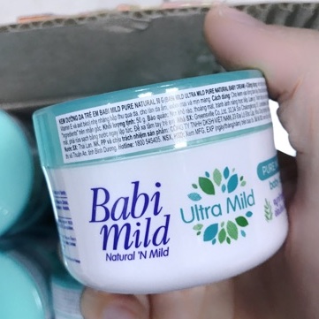 Kem dưỡng da cho bé Babi Mild Pure Natural (50g)