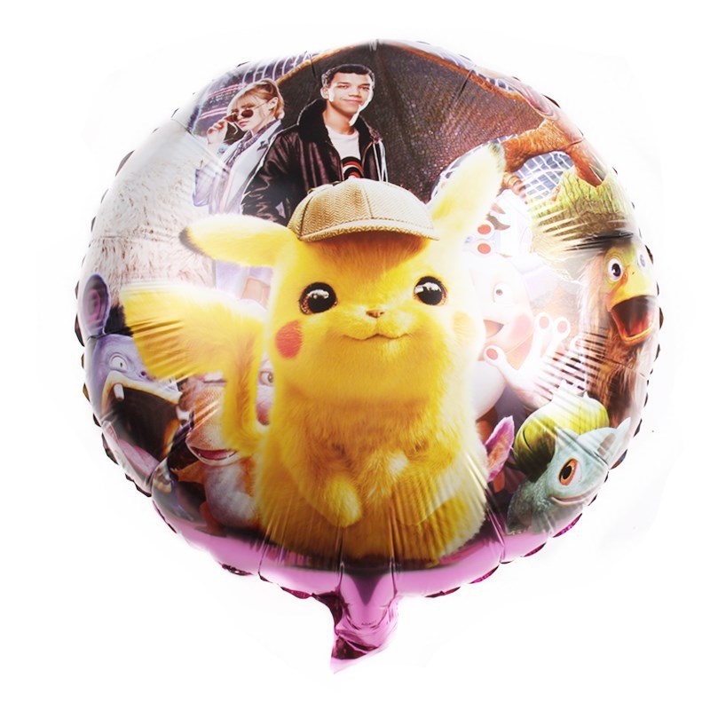 Bong Bóng Nhôm Hình Pikachu Dễ Thương Dùng Trang Trí Tiệc Sinh Nhật