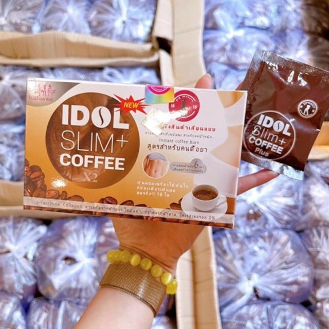 idol slim coffee - Siêu mạnh Chuẩn - 1 hộp 10goi