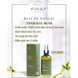 Tinh dầu bưởi Vi Jully kích thích mọc tóc