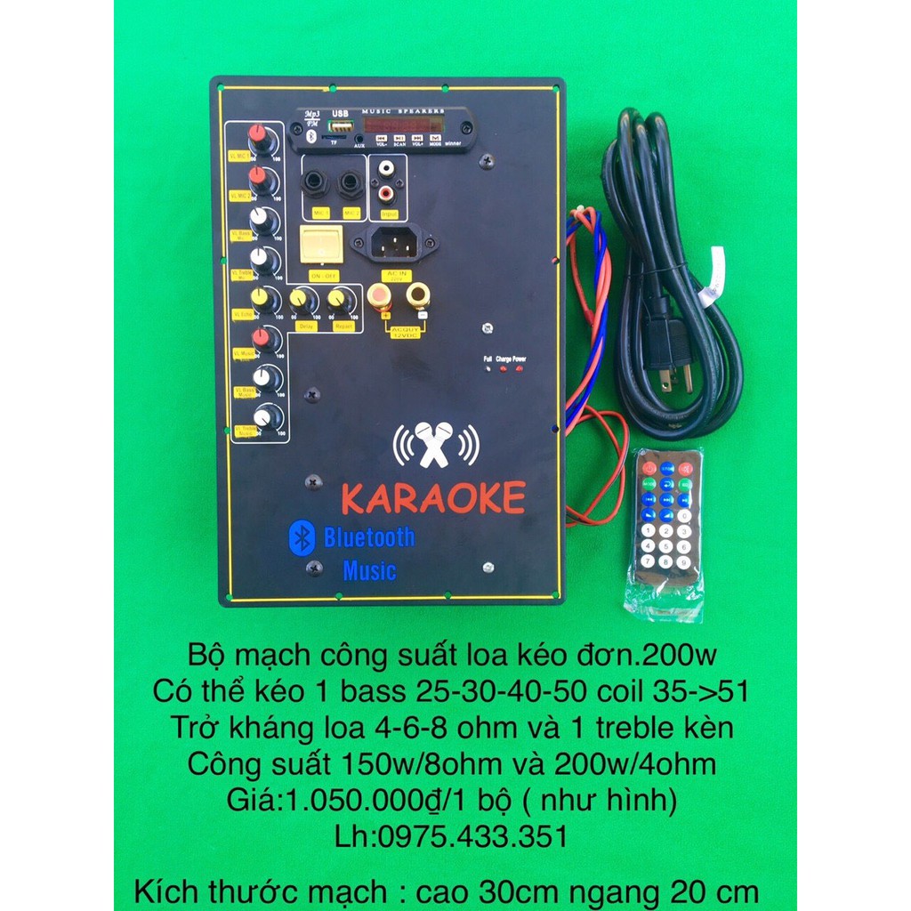 Combo loa kéo đơn 40 - công suất 200w