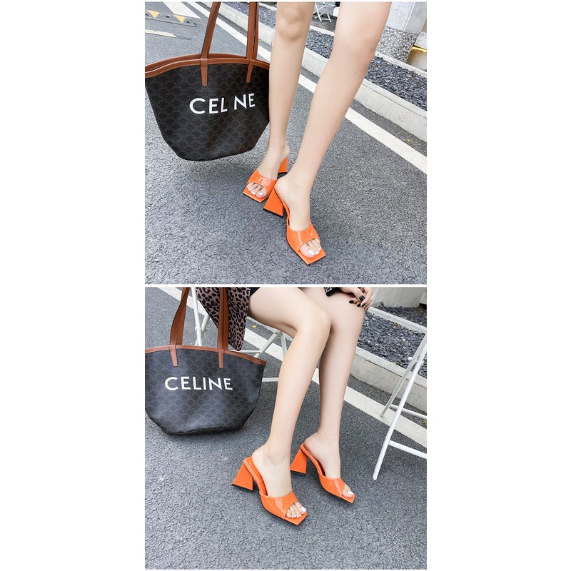 Giày Cao Gót Bằng Da Cao Cấp 3.15 Inch Size 35-42