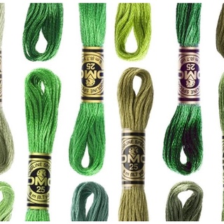 3/4 (HN) CROWN Chỉ thêu DMC chính hãng Pháp XANH LÁ (GREEN)