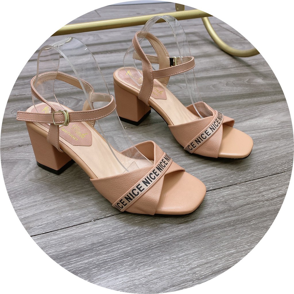 [Freeship] Sandal nơ 3 màu cao 6 phân