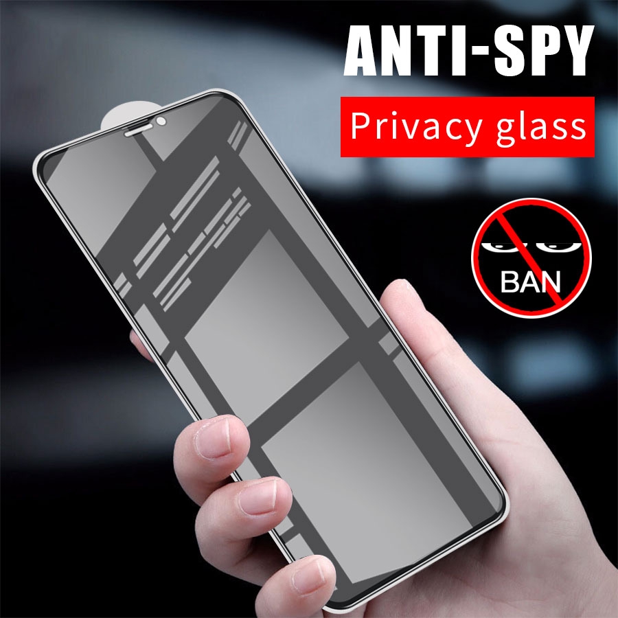 Kính Cường Lực Bảo Vệ Toàn Màn Hình Chống Nhìn Trộm Cho iPhone 14 13 12 Mini 11 Pro X XS Max XR 8 7 6S Plus SE 2020