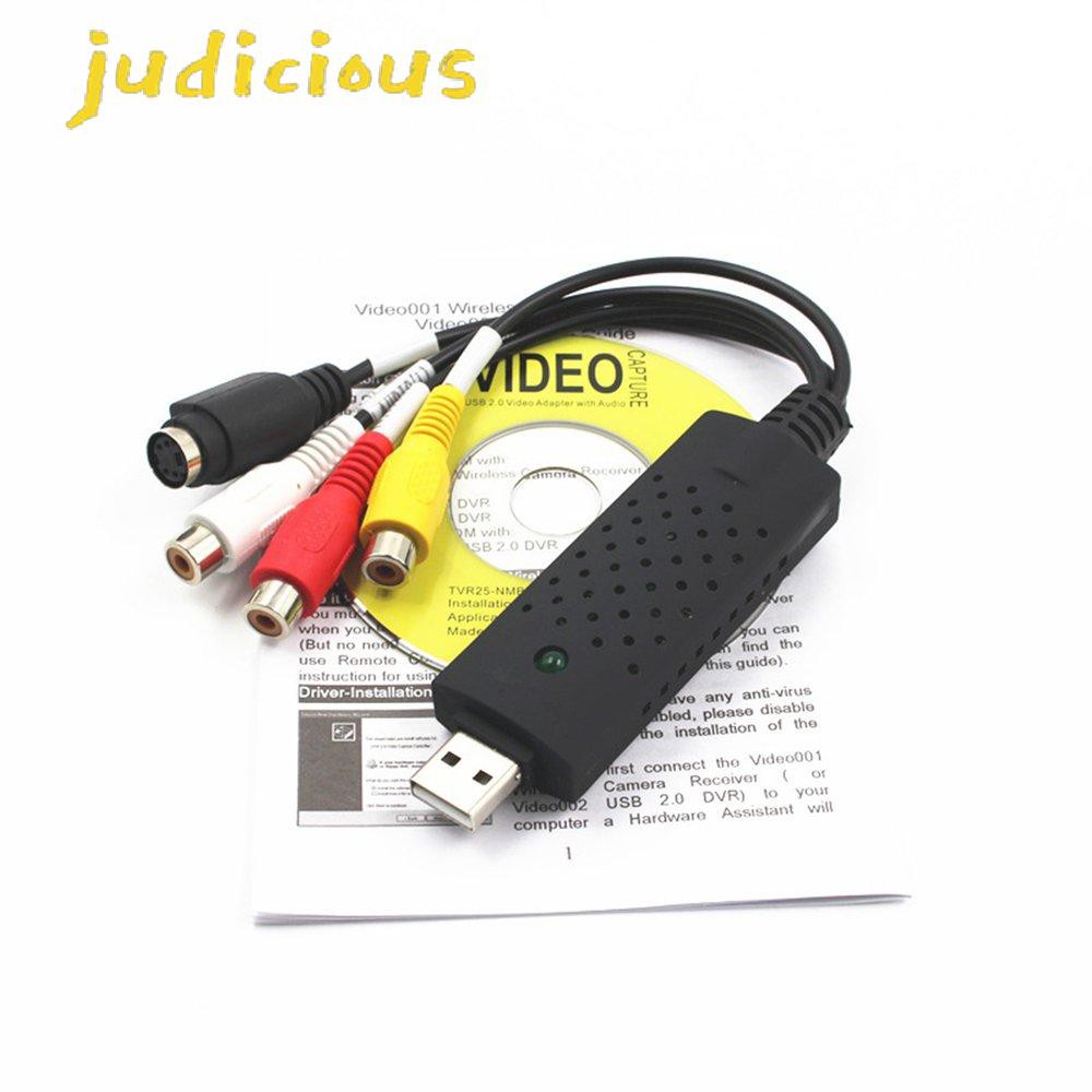 Bộ Chuyển Đổi Usb 2.0 Easy Cap Video Tv Dvd Vhs Dvr Hỗ Trợ Win8 Win10 | BigBuy360 - bigbuy360.vn