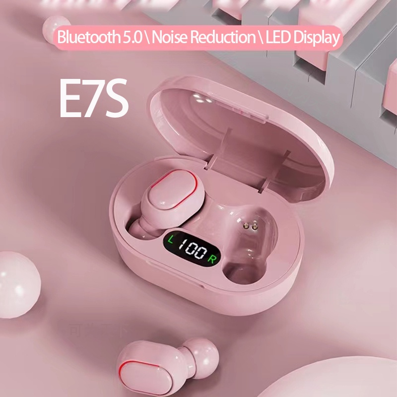 Tai Nghe Bluetooth 5.0 Không Dây E7S Bản Pro Upgrade Pin Trâu Nút Cảm Ứng
