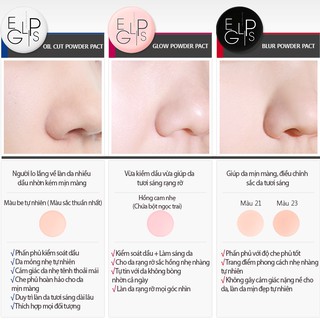 Phấn Phủ Kiềm Dầu Eglips Powder Pact