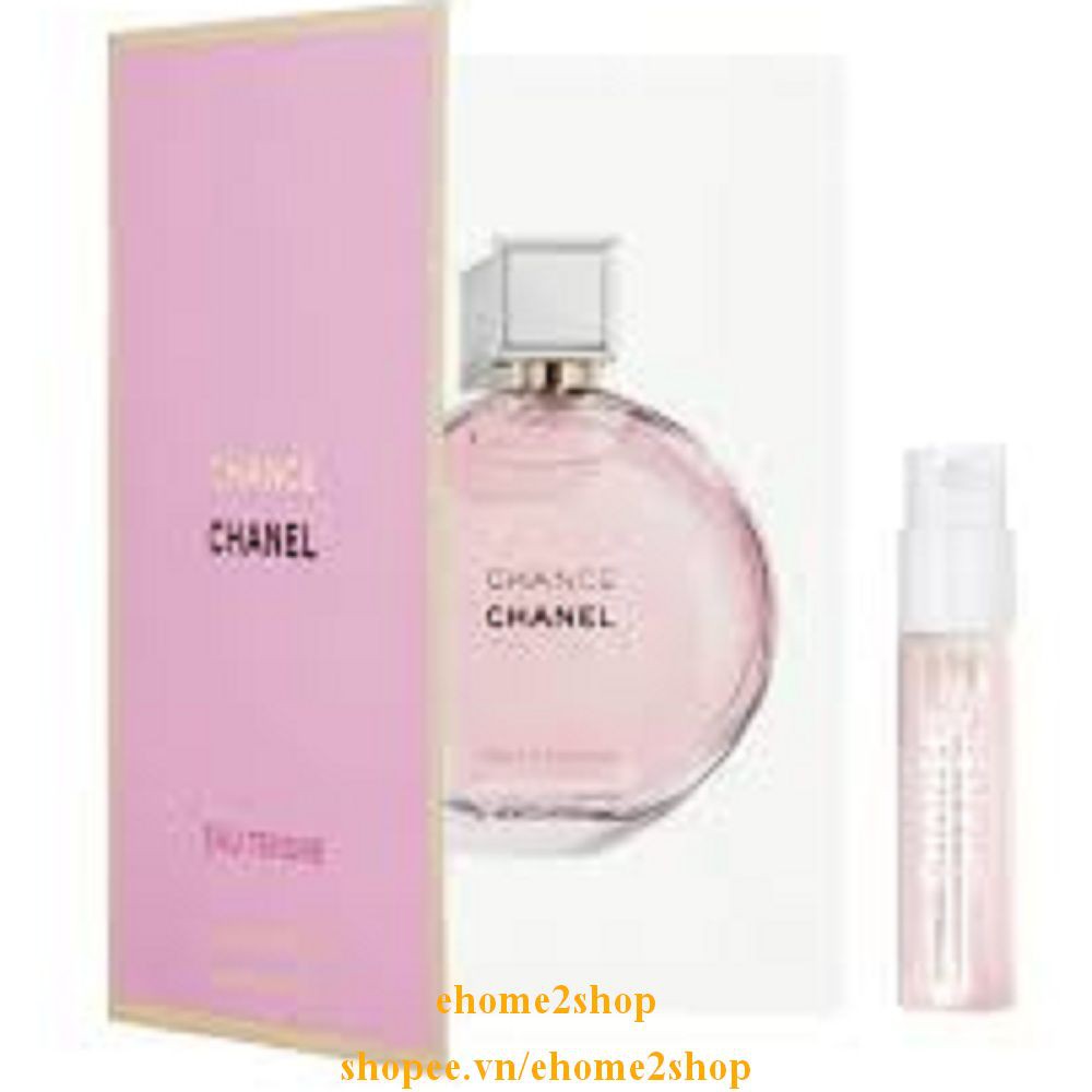 Nước Hoa Nữ 1.5ml Chanel Chance Eau Tendre Edp, shopee.vn/ehome2shop.