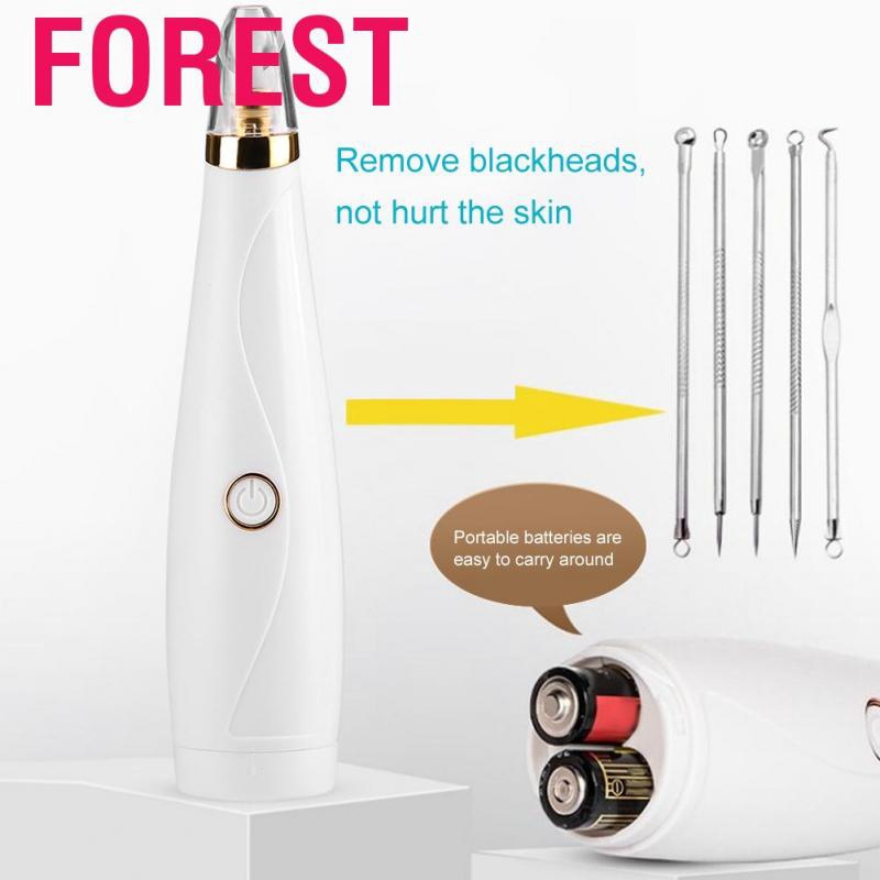 Forest Portable Pore Cleanser Set Electric Remove Blackheads Pimples Skin Beauty Massage Instrument