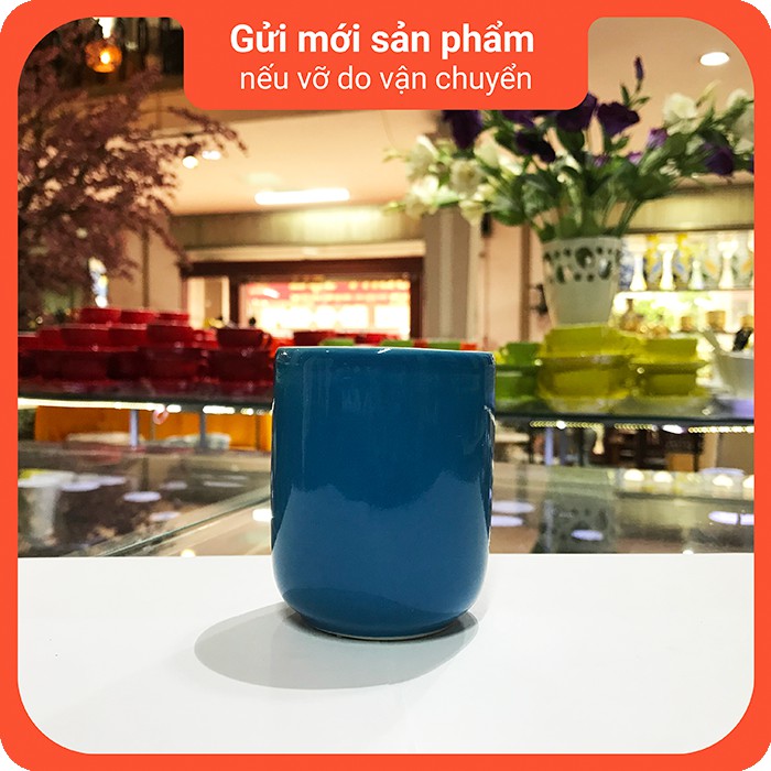 Cốc tách cà phê bằng sứ dáng trụ 190 ml - Gốm sứ Hải Long