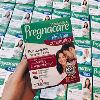 Hộp đựng vitamin tổng hợp Pregnacage Him her