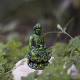 TƯỢNG A DI ĐÀ CAO 11cm ( chất liệu xi măng)