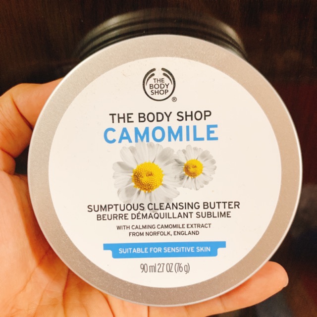 [AUTH] Sáp tẩy trang hoa cúc The Body Shop TBS Camomile Sumptuous Cleansing Butter 90g