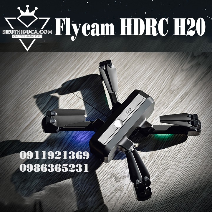 Flycam HDRC H20 Camera 1080p Tặng Kèm Túi Vải Xách Tay - Đồ Chơi Giải Trí