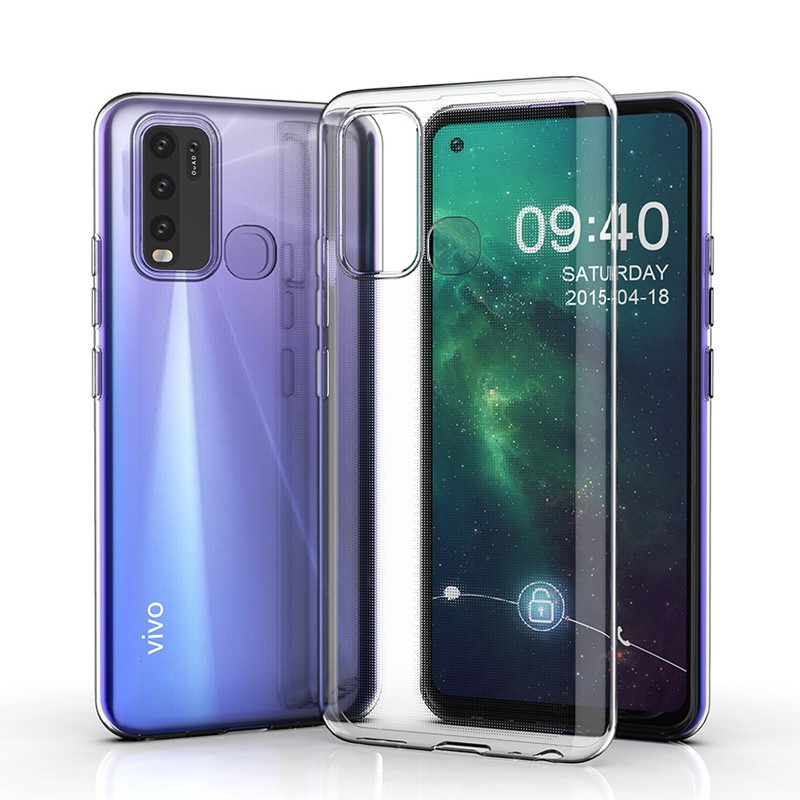 Ôp Điện Thoại tpu Dẻo Trong Suốt Thời Trang Cho vivo y50 vivo y50 y30 y 50 30 vivoy30 vivoy50 Vỏ