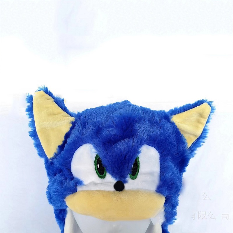 Sonic Nón Nhồi Bông Hình Nhím Gai Hoạt Hình Có Thể Di Chuyển Được Có Đèn led Dễ Thương Cho Trẻ Em