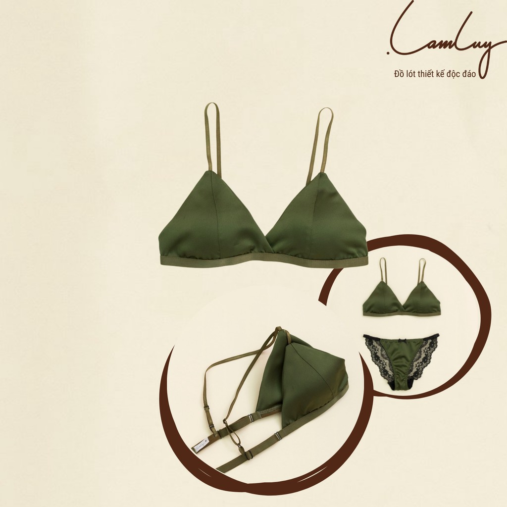 Áo Ngực Lụa LAMLUY Thiết Kế Bralette Không Gọng V1 Chất Liệu Lụa Mềm Mịn, Nhiều Màu | BigBuy360 - bigbuy360.vn
