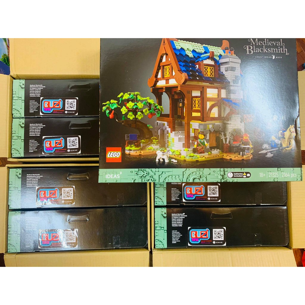 Lego 21325 Ideas Tiệm rèn - Medieval Blacksmith Shop ( Hàng có sẵn )