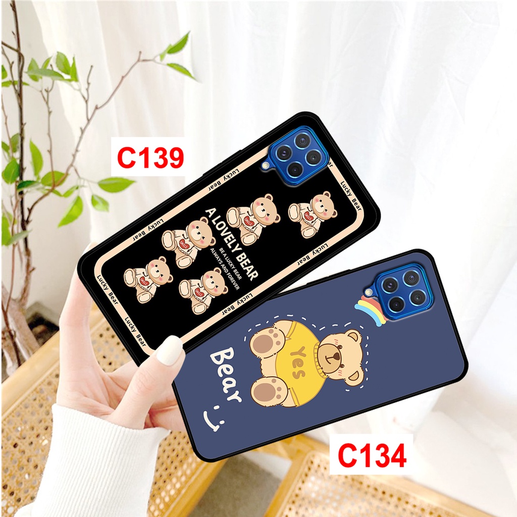 Ốp Lưng Samsung A12 - A22 4G-5G in hình gấu bear dễ thương cute