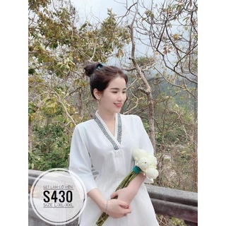 Bigsize - Set lam cổ viền