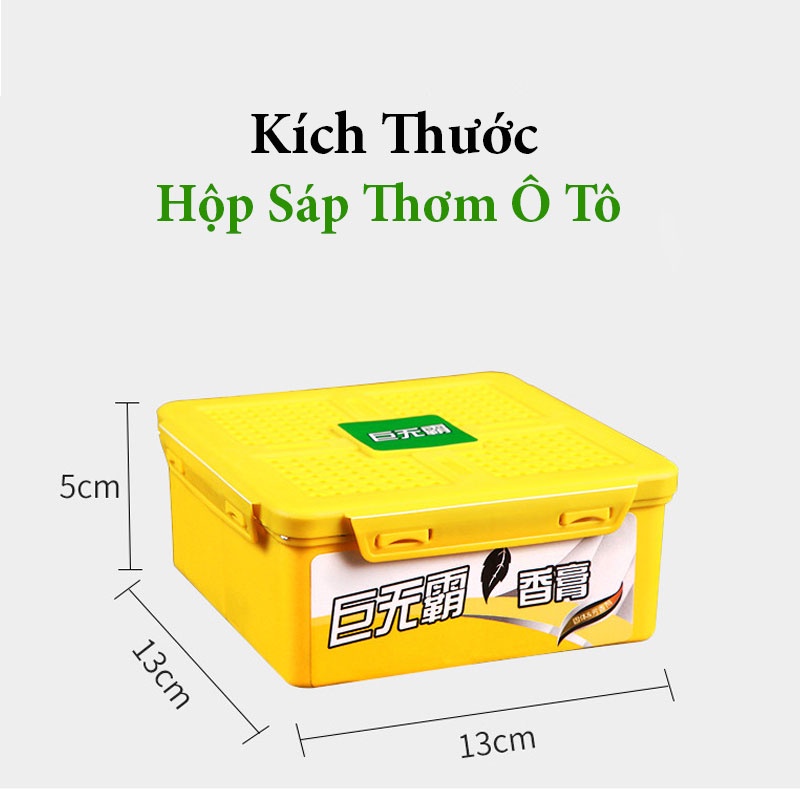 Sáp Thơm Ô Tô Khử Mùi Hôi Xe, Phòng Ngủ, Nhà Vệ Sinh - Mùi Thơm Tự Nhiên, Dễ Chịu Carzone