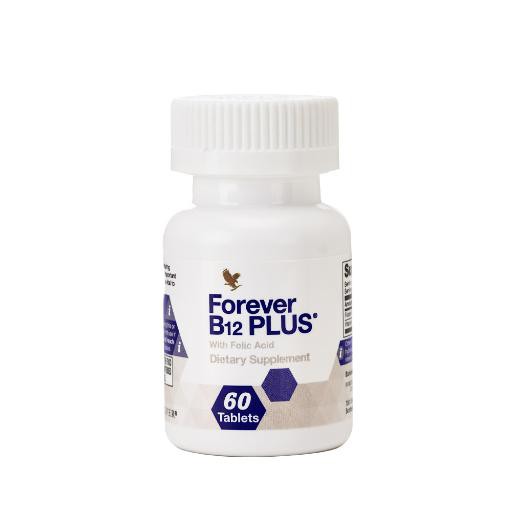 Vitamin B12 và axit folic Forever B12 Plus, Forever Living Products 188 FLP 60 viên/lọ
