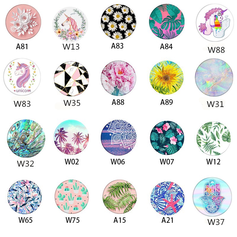 HOT ! Pop Up Phone Holder Expander Stand and Grip Pop socket Flower Mount