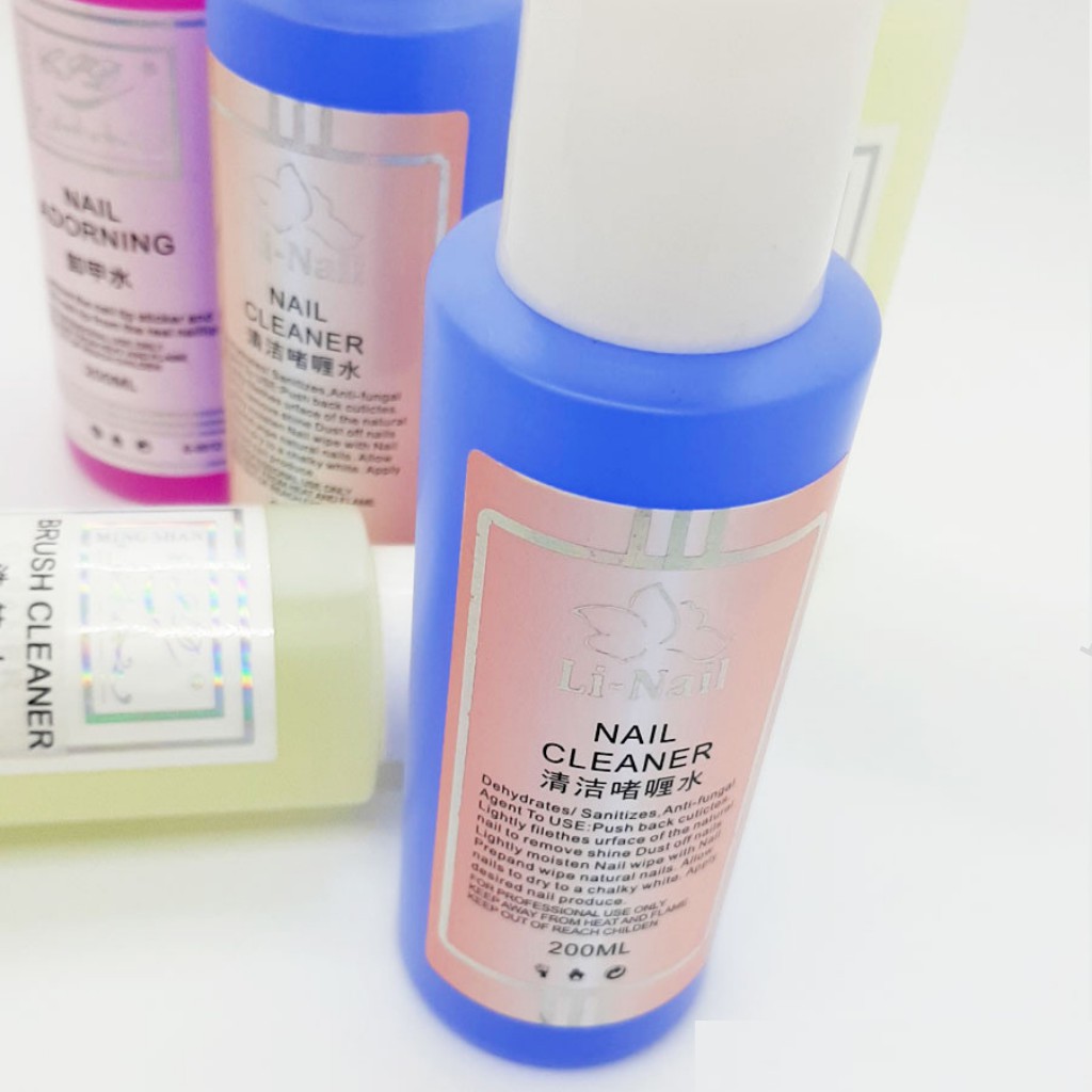 Nước lau gel, nước rửa cọ linail
