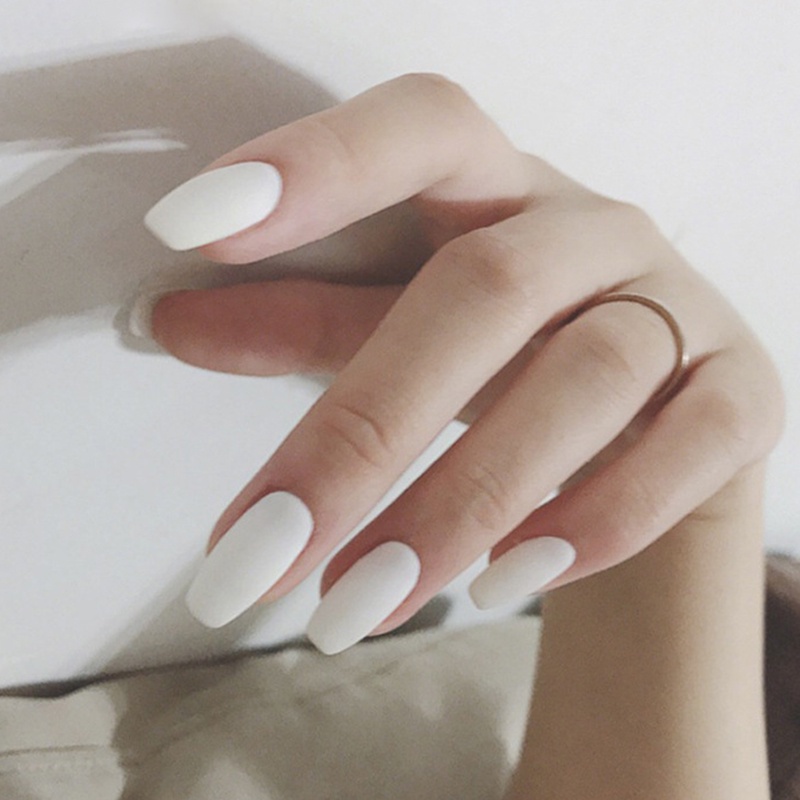 Bộ 24 Móng Tay Giả Trang Trí Nghệ Thuật Xinh Xắn