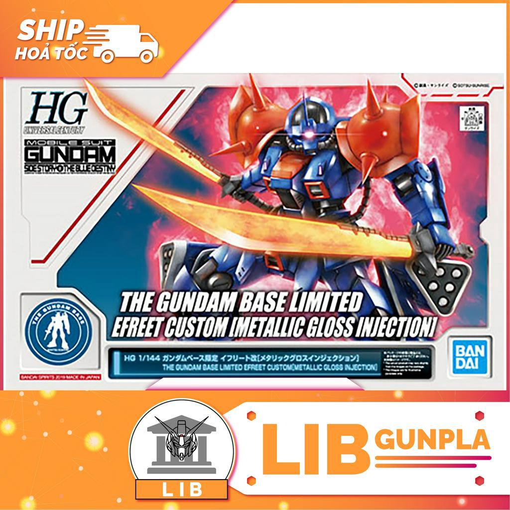 Mô Hình Lắp Ráp Bandai Gundam HG UC 1/144 Efreet Custom Gundam Base (Gundam Base Limited)