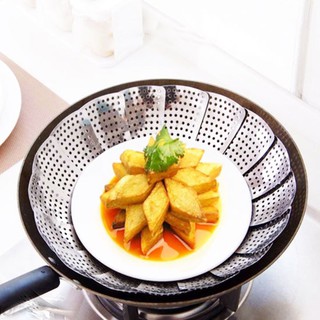 Rổ hấp - vỉ hấp inox xòe gấp gọn linh hoạt cho thời gian sử dụng dài lâu