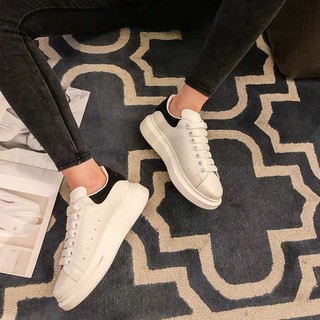Giày Sneaker MC Queen Hoa Cúc Dây Lụa Cao Cấp Full Box Full Bill