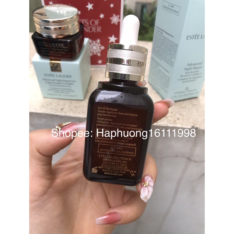 Set Estee Lauder 2 món kem mắt và serum