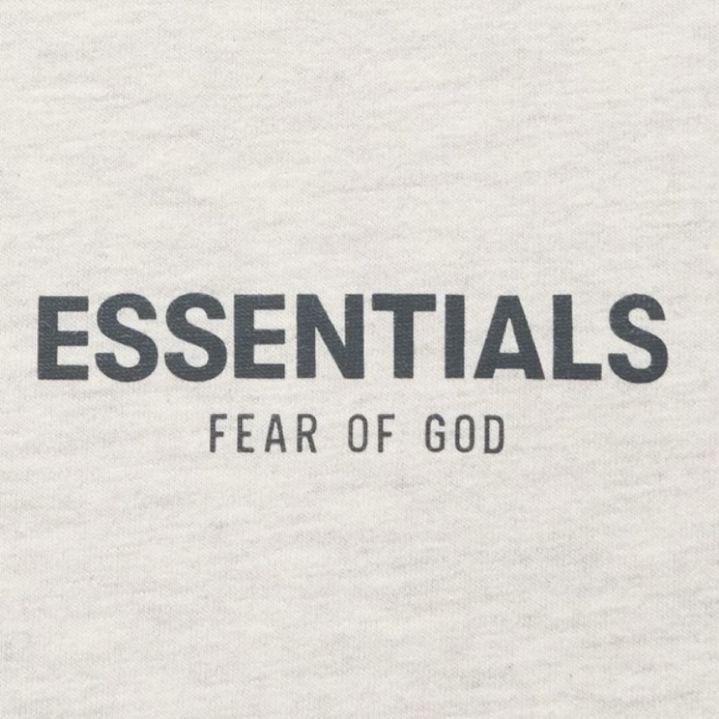 [Chính Hãng ] Áo Thun Xám Trắng Cao Cấp Essential x Fear Of God SS 2021