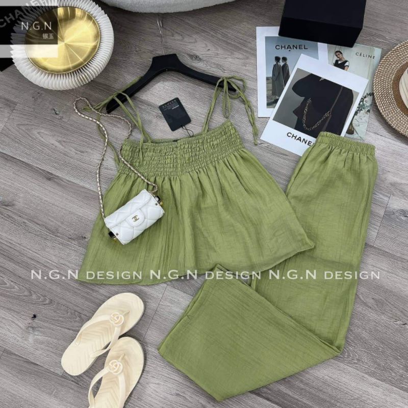 Sét 2 dây chun ngực +quần suông