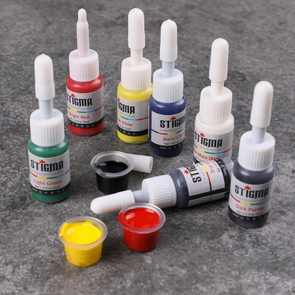 STIGMA 10 color suite (5ml) Preferred professional tattoo Ink makeup paint, available in body paint colors