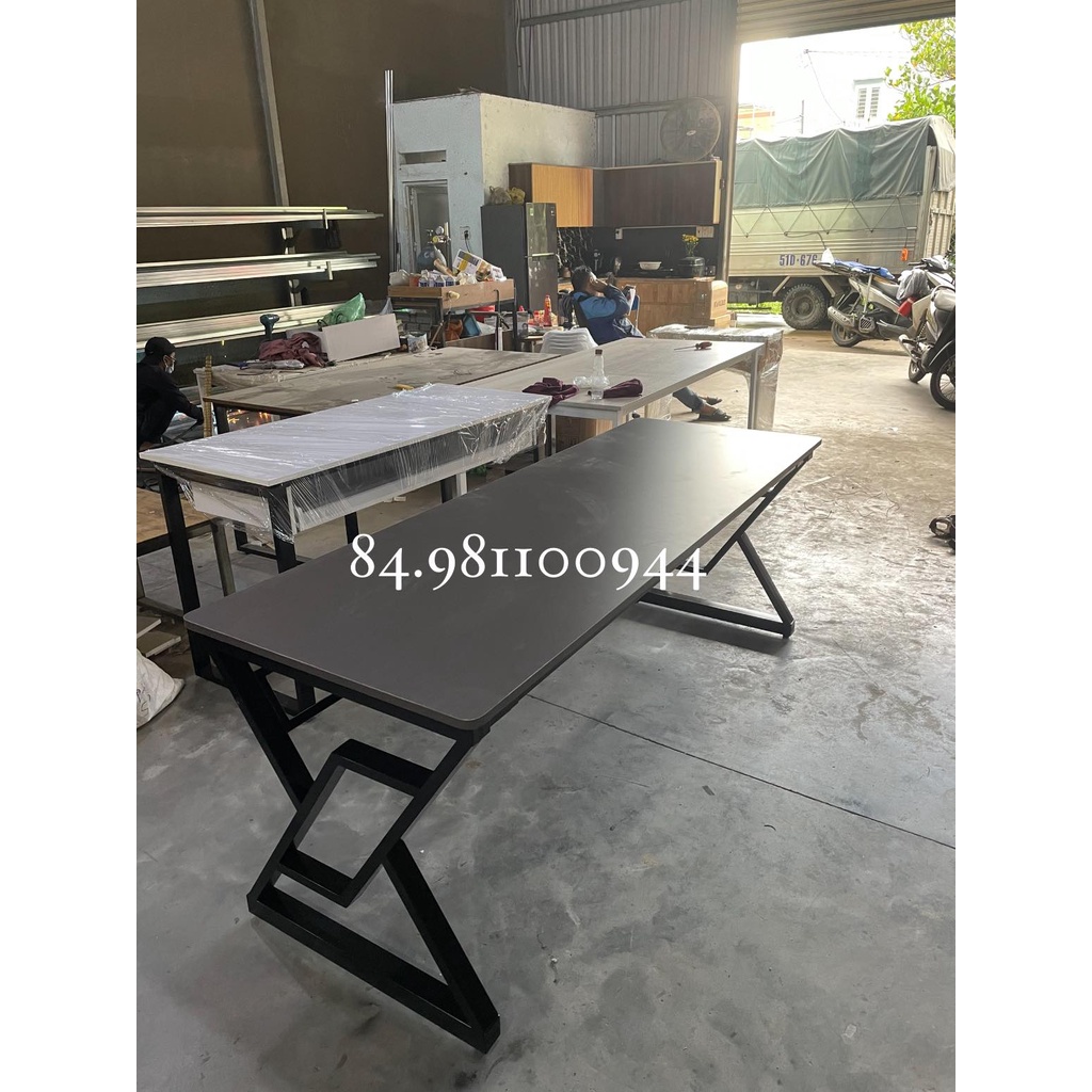 Bàn làm việc, bàn gamming dài 2m khung to chắc chắn