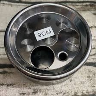Gạt tàn thuốc lá nắp xoay inox hàng dày đẹp