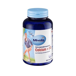Viên uống bổ sung canxi+d3 mivolis calcium 300 viên