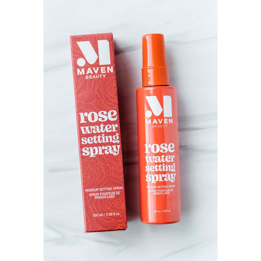 Maven Beauty xịt khoáng hoa hồng khoá makeup Rose Water setting spray 22$ Boxycharm | BigBuy360 - bigbuy360.vn