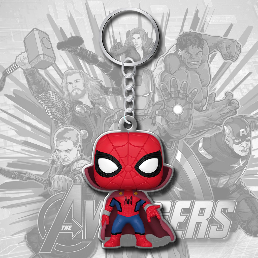Móc khóa mô hình standee marvel phong cách Funk0 P0P 5cm 15cm phụ kiện shop HM Decor
