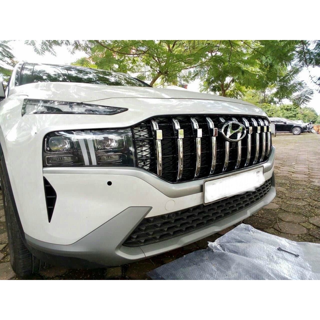 Mặt ca lăng độ kiểu GT xe Hyundai Santafe 2021-2022. Mẫu mới nhất 2022-2023