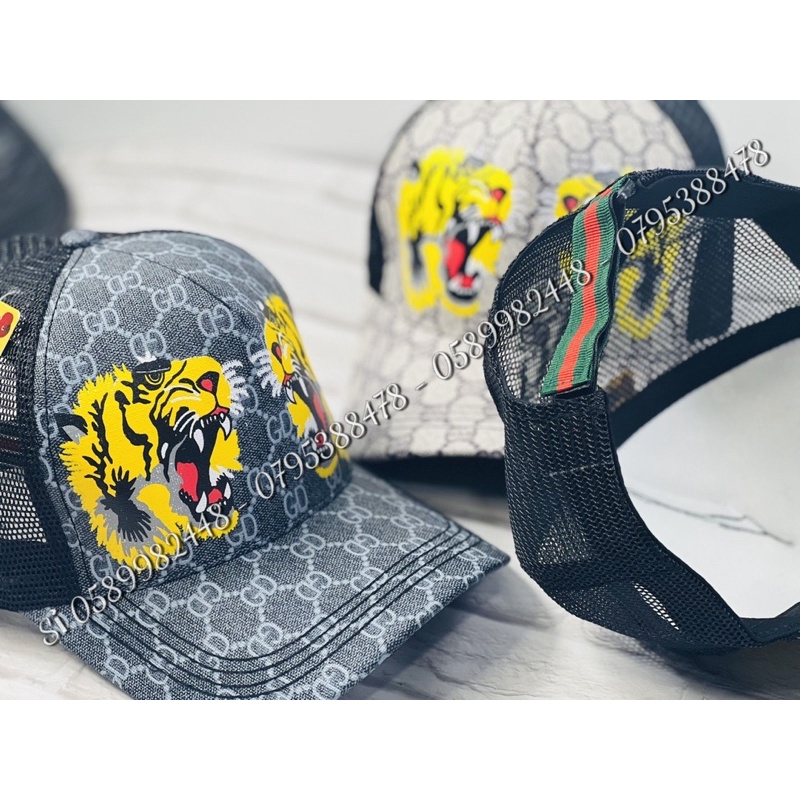 Nón Kết Phối Lưới 2 Con Hổ 🐯 Phong Cách Ulzzang Cá Tính Thoáng Mát Thể Thao