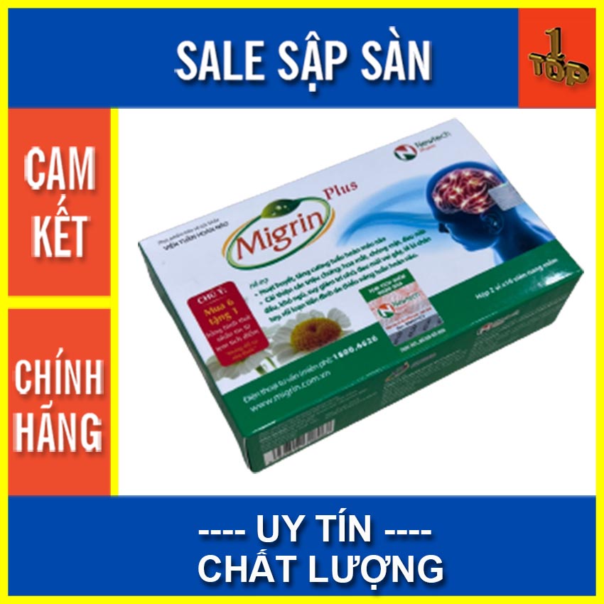 Migrin Plus 20v hỗ trợ hoạt huyết , đau nửa đầu , Top1