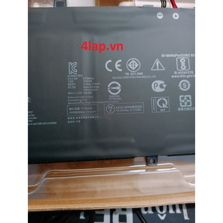 Pin laptop ASUS ROG Zephyrus S GX531 GX531G GX531GV GX531GW C41N1828 Original NEW 60Wh hàng chính hãng
