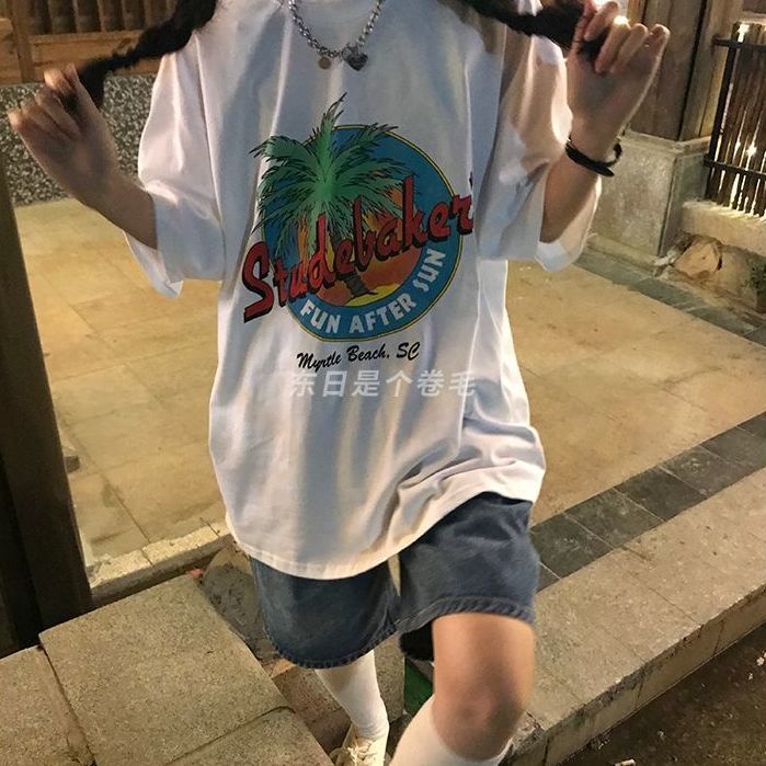 Quần short denim COZOK lưng cao ống rộng phong cách cổ điển