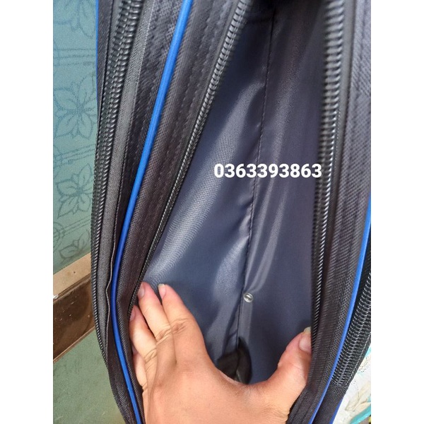 Bao đựng cần có chân chống 1m25 2 ngăn chính.2 phụ